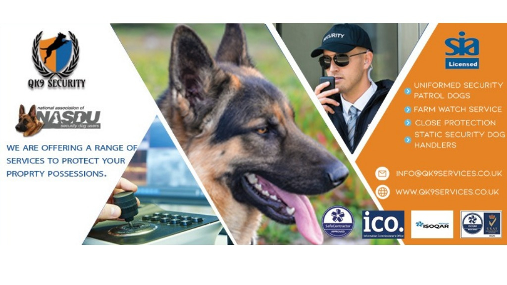 Cover photo of QK9 Security Services in Manchester & Birmingham